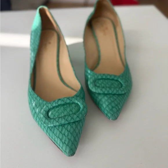 Kate Spade Green Kitten heel - Picture 2 of 4